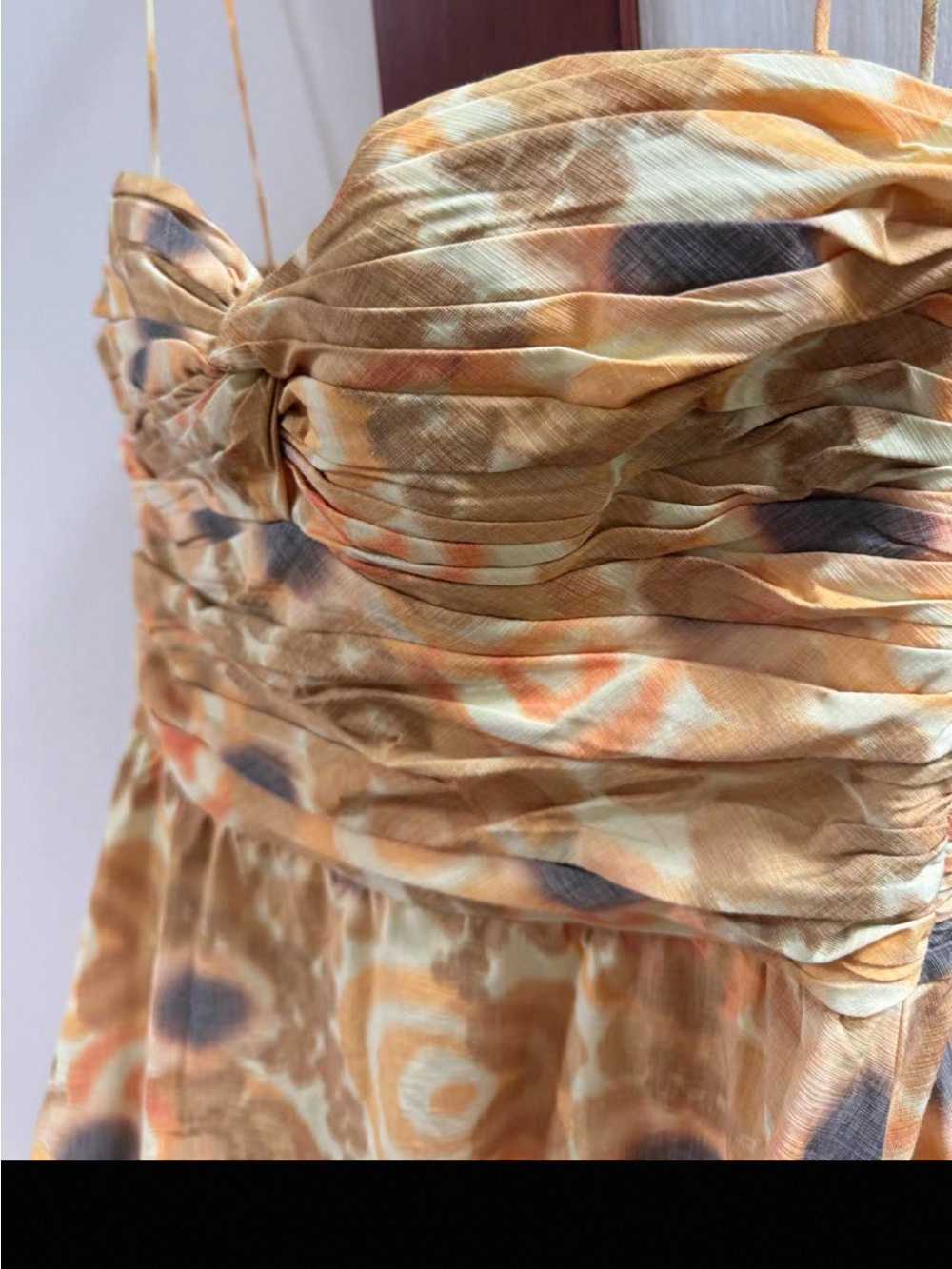 ALEXIS Imilia Printed Cotton-Blend Gown, L - Picture 9 of 10